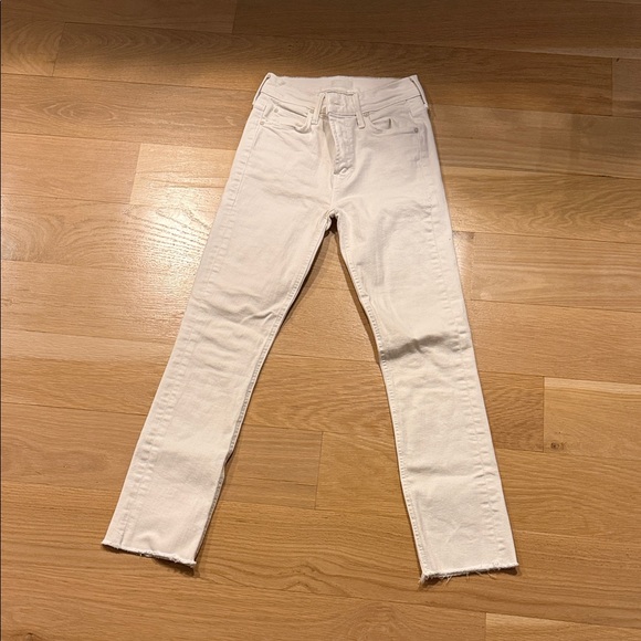 Mother white denim jeans - Picture 1 of 2